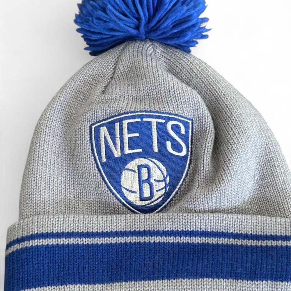 Nets Pom-Pom Hat
